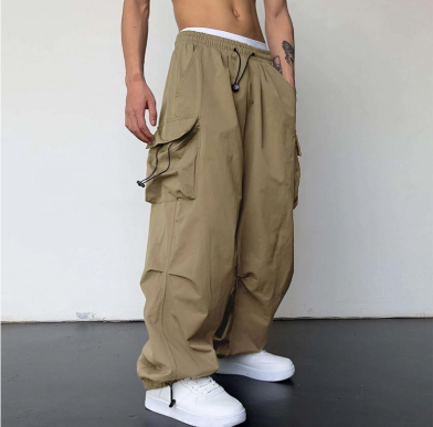 Joshua | Men’s Urban Baggy Pants with Toggle Style