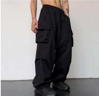 Joshua | Men’s Urban Baggy Pants with Toggle Style