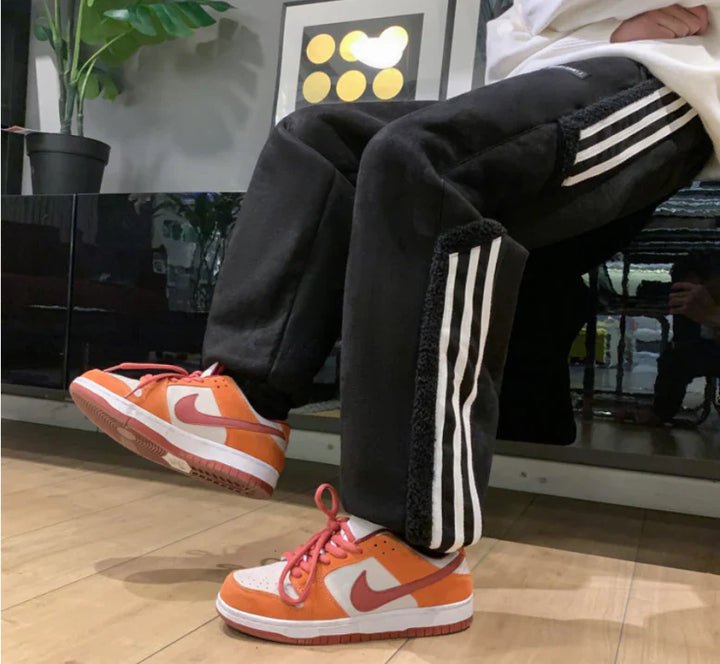 Fenix | Men’s Striped Side Cotton Joggers with Drawstring