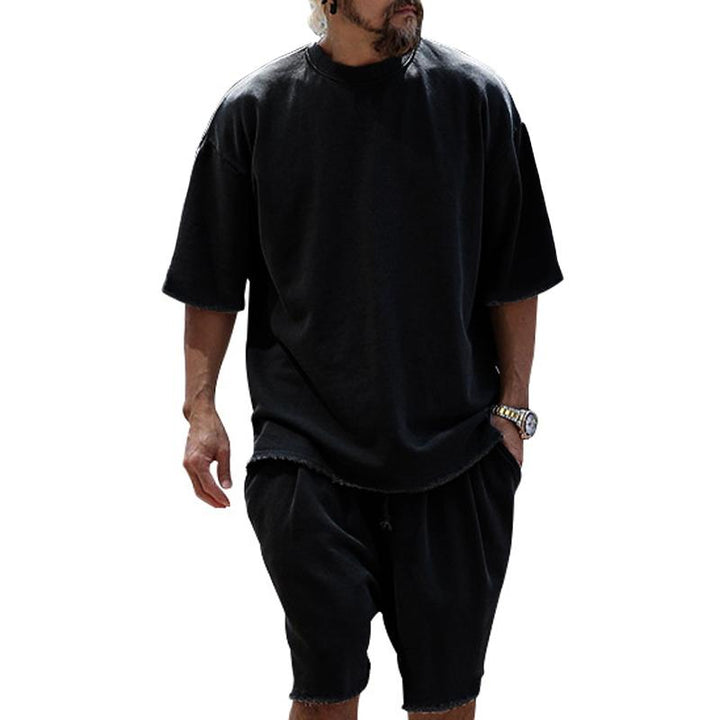 Iver | Men’s Loose-Fit T-Shirt and Shorts Set with Drawstring