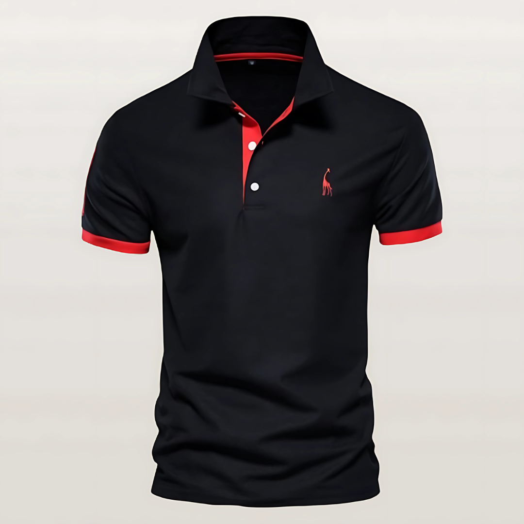 Dalen | Men’s Trim Polo Shirt with Embroidered
