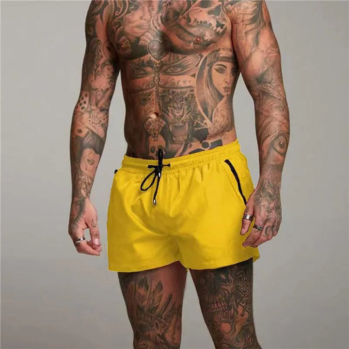 Wesley | Men’s Fitted Quick-Dry Swim Trunks with Drawstring