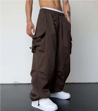Joshua | Men’s Urban Baggy Pants with Toggle Style