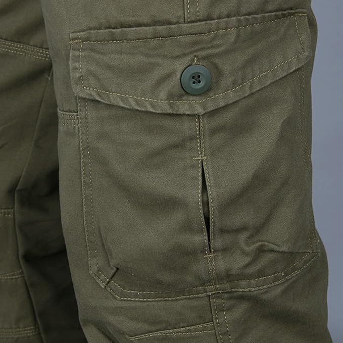 Kael | Men’s Straight Fit Cargo Pants with Multi Pockets