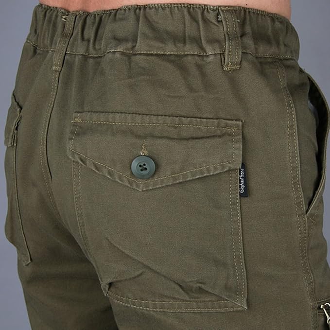 Kael | Men’s Straight Fit Cargo Pants with Multi Pockets