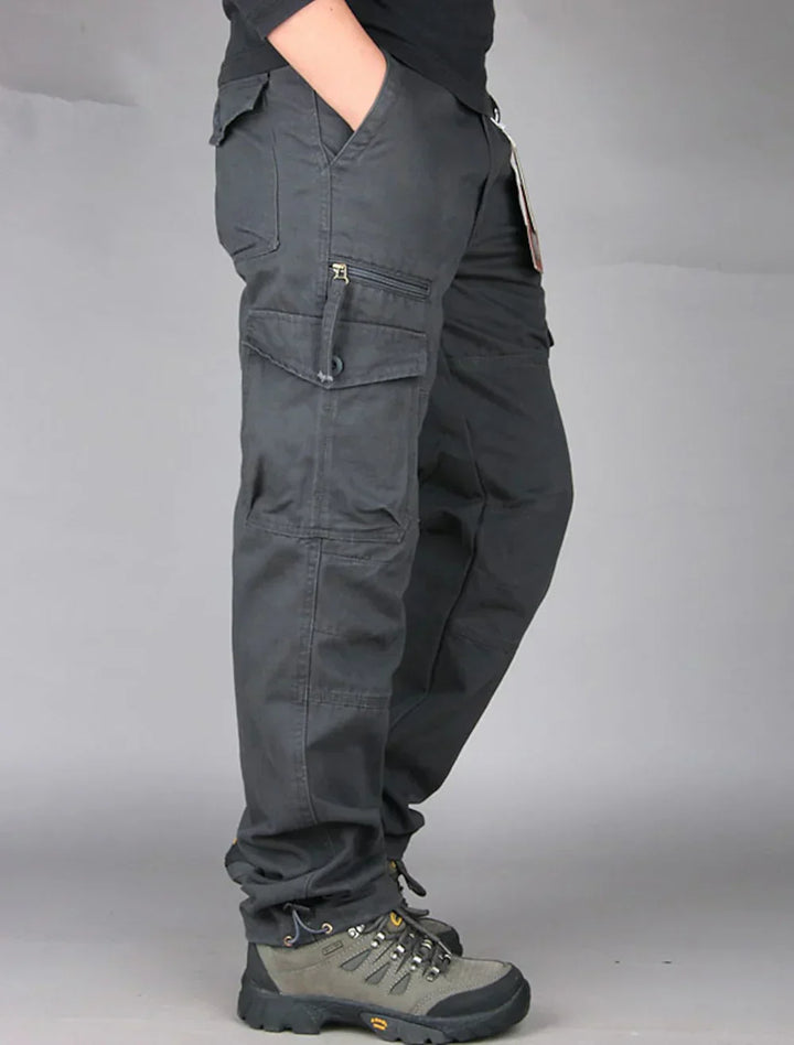 Kael | Men’s Straight Fit Cargo Pants with Multi Pockets