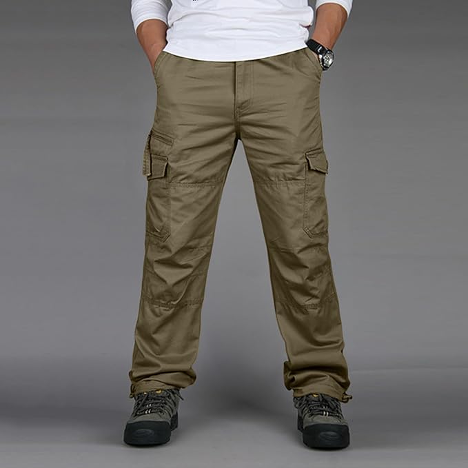 Kael | Men’s Straight Fit Cargo Pants with Multi Pockets
