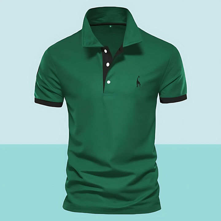 Dalen | Men’s Trim Polo Shirt with Embroidered
