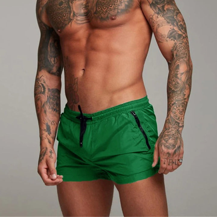 Wesley | Men’s Fitted Quick-Dry Swim Trunks with Drawstring