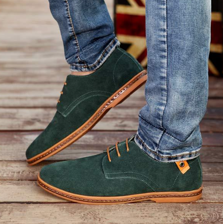 Primo | Men’s Suede Dress Shoes with Lace Up