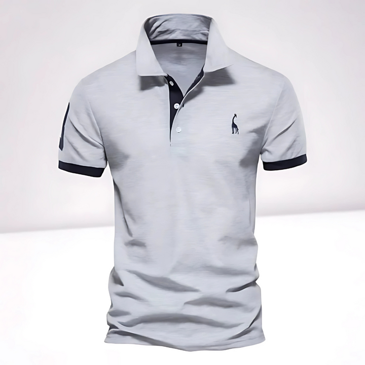 Dalen | Men’s Trim Polo Shirt with Embroidered