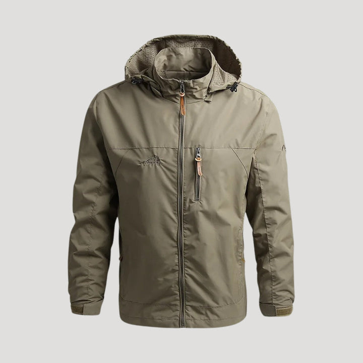 Quill | Men’s Waterproof Rain Jacket with Hood and Zippers