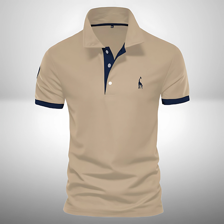 Dalen | Men’s Trim Polo Shirt with Embroidered