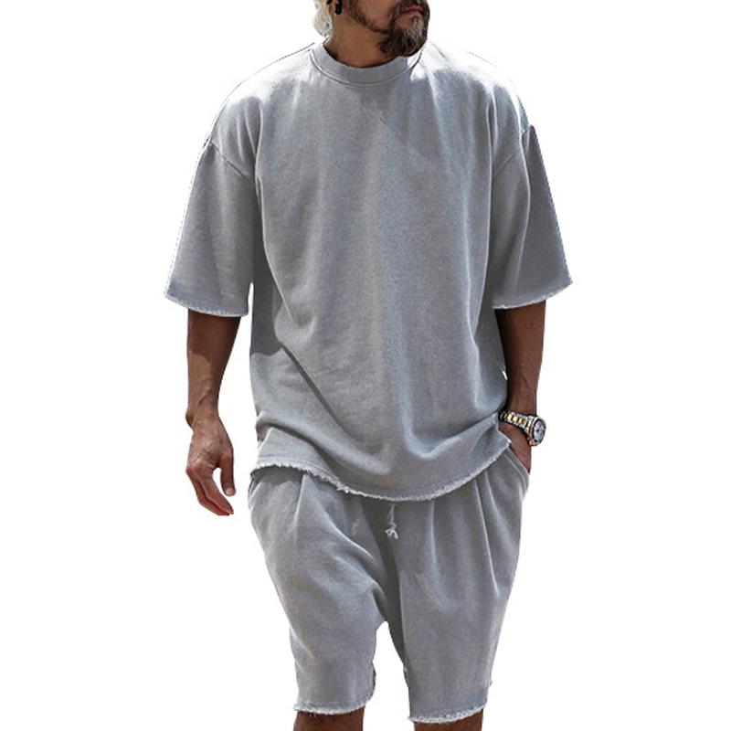 Iver | Men’s Loose-Fit T-Shirt and Shorts Set with Drawstring
