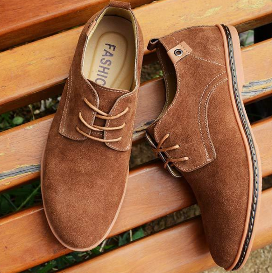 Primo | Men’s Suede Dress Shoes with Lace Up