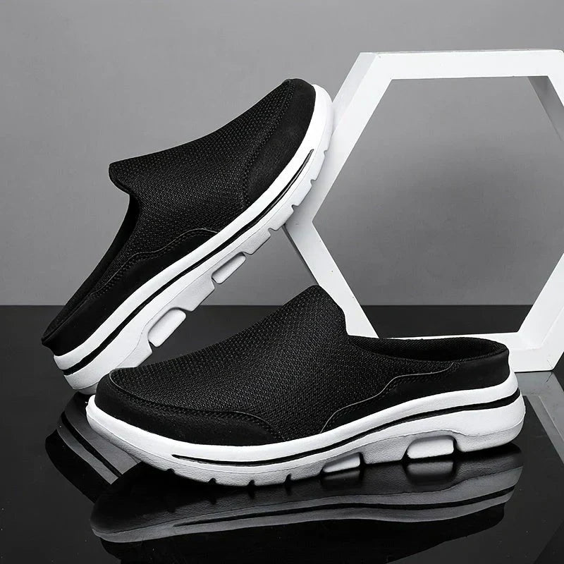 Jasper | Men’s Mesh Slip-On Shoes with Open Heel