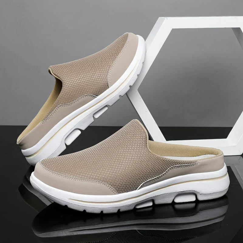 Jasper | Men’s Mesh Slip-On Shoes with Open Heel