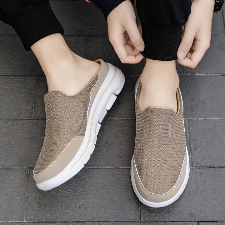 Jasper | Men’s Mesh Slip-On Shoes with Open Heel