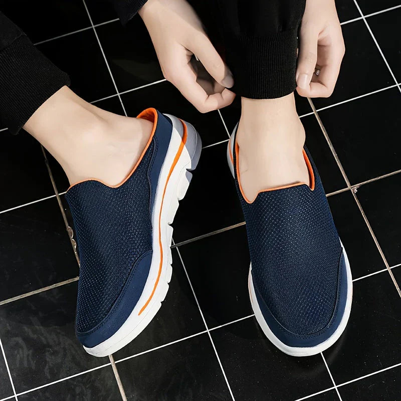 Jasper | Men’s Mesh Slip-On Shoes with Open Heel