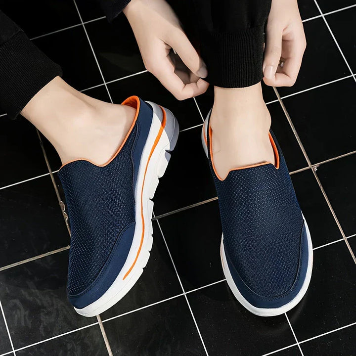 Jasper | Men’s Mesh Slip-On Shoes with Open Heel