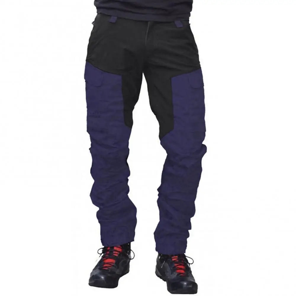 Aries | Men’s Color Block Cargo Pants with Multi Pockets