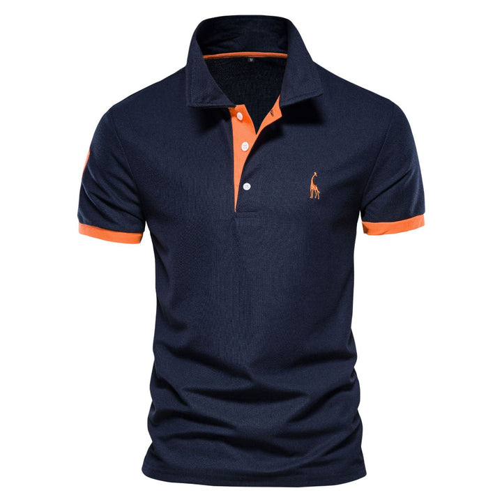 Dalen | Men’s Trim Polo Shirt with Embroidered