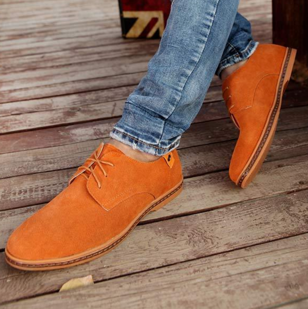 Primo | Men’s Suede Dress Shoes with Lace Up