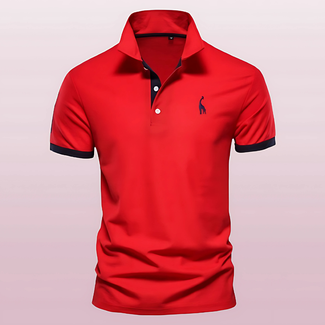 Dalen | Men’s Trim Polo Shirt with Embroidered