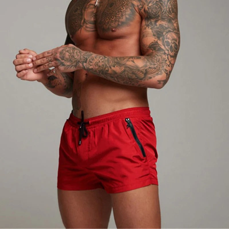 Wesley | Men’s Fitted Quick-Dry Swim Trunks with Drawstring