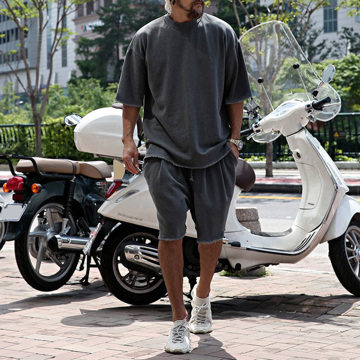 Iver | Men’s Loose-Fit T-Shirt and Shorts Set with Drawstring