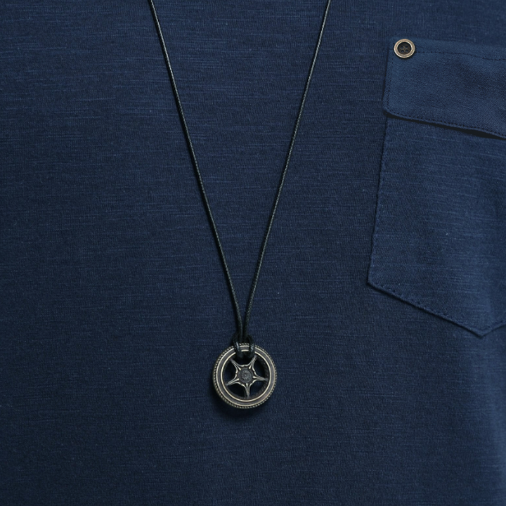 Kai | Men's V-Neck T-Shirt with Chest Pocket