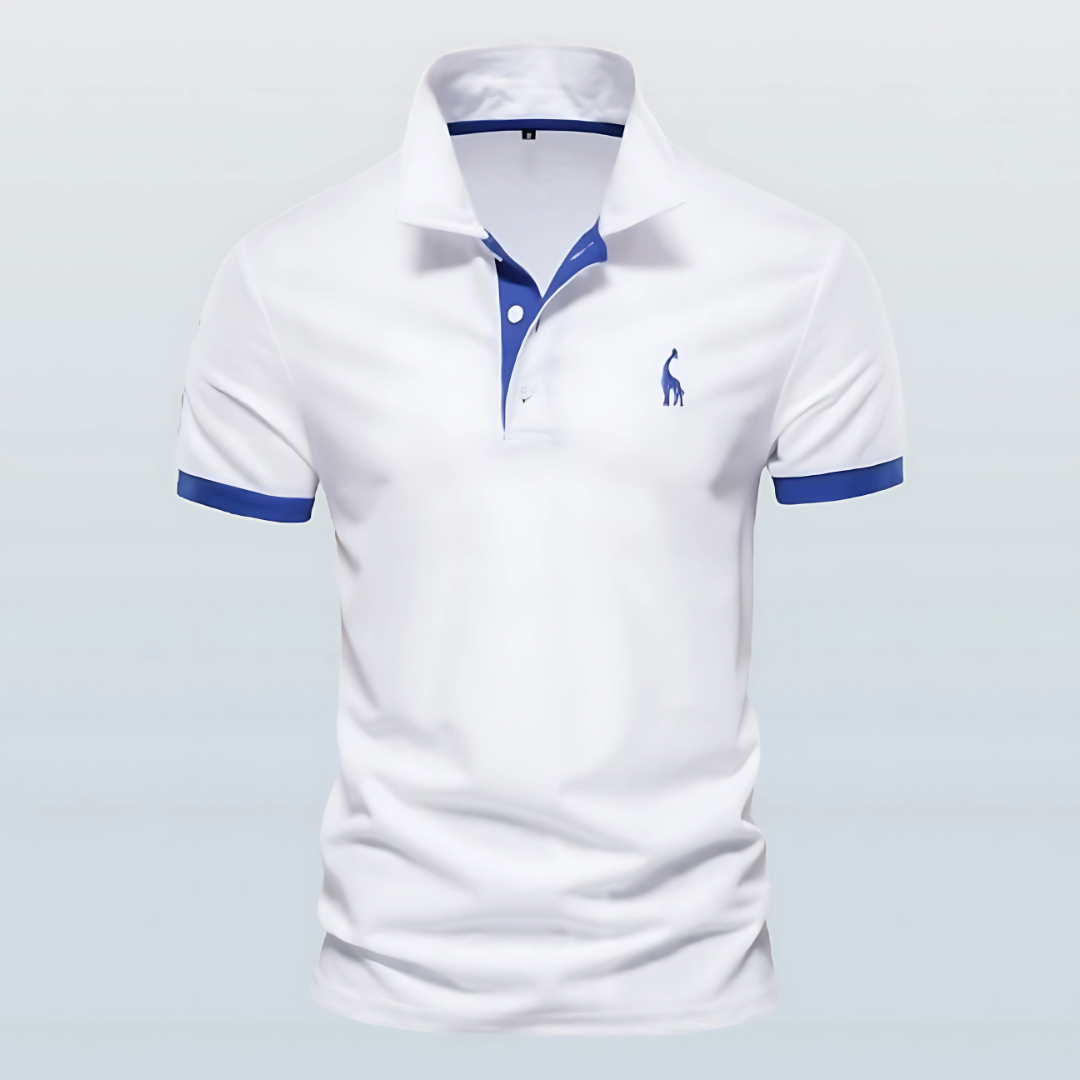 Dalen | Men’s Trim Polo Shirt with Embroidered