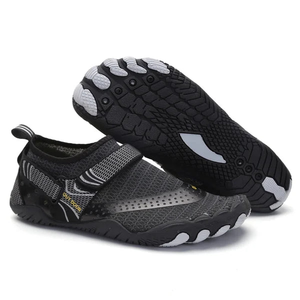Eryx | Men’s Barefoot Water Shoes with Grip Sole and Strap Closure