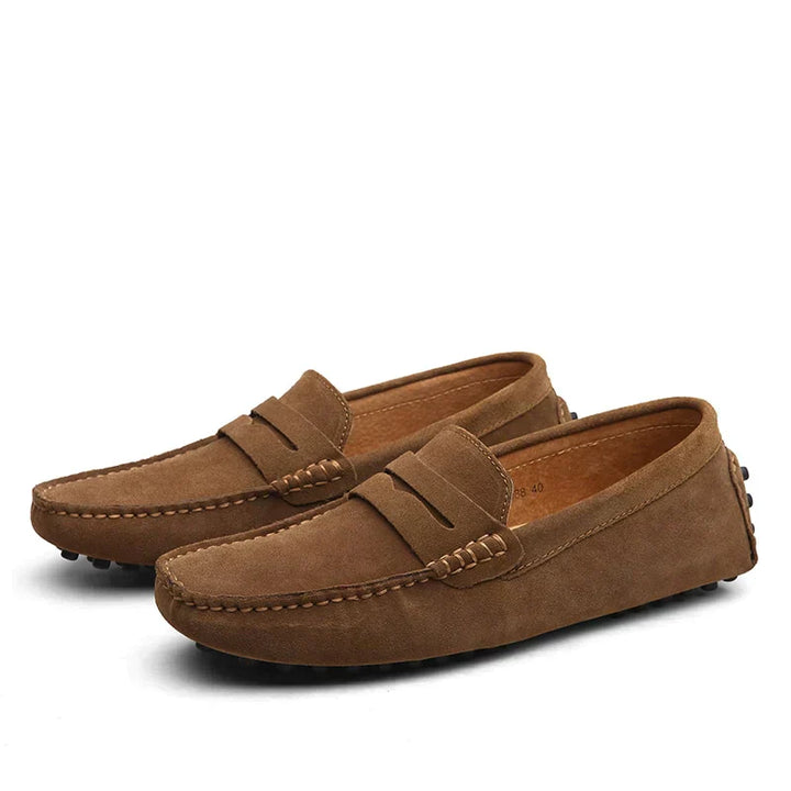 West | Men’s Vintage Lightweight Suede Loafers