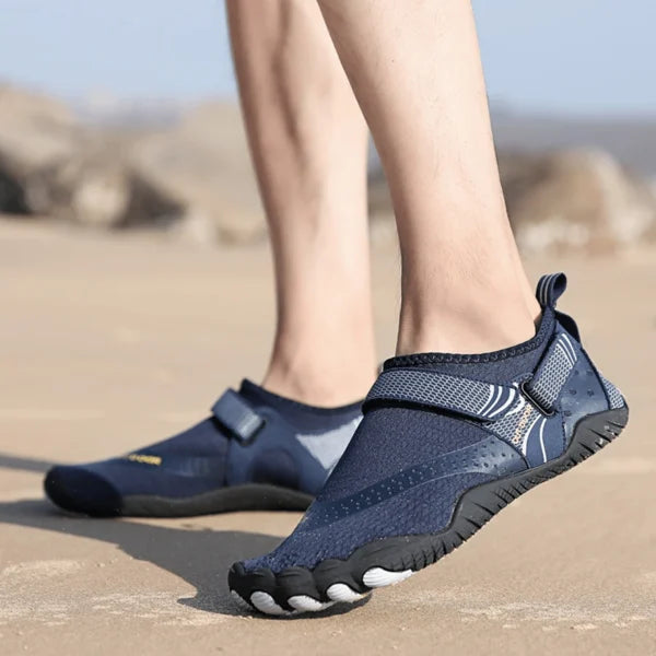 Eryx | Men’s Barefoot Water Shoes with Grip Sole and Strap Closure