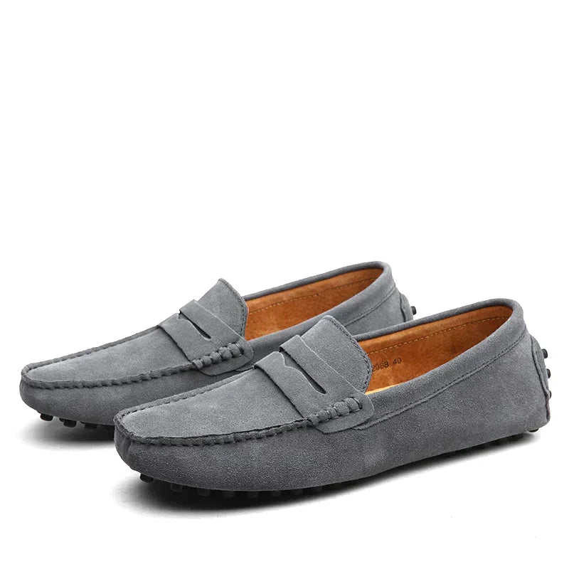 West | Men’s Vintage Lightweight Suede Loafers