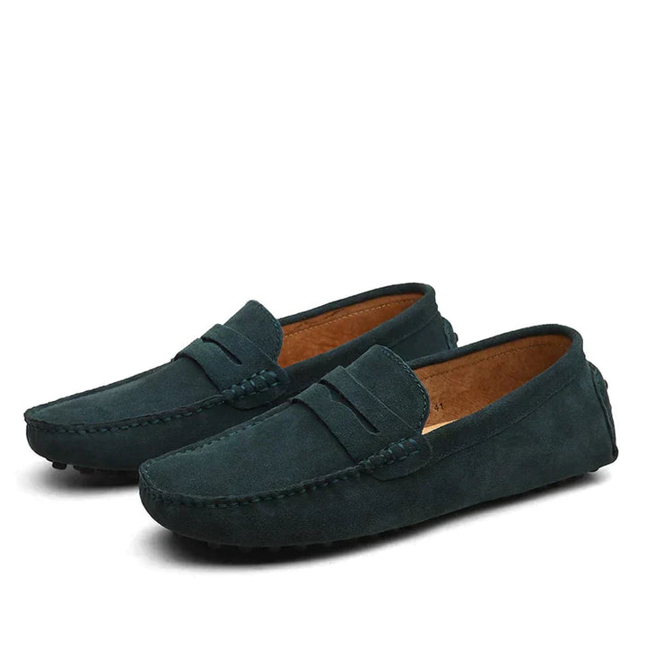 West | Men’s Vintage Lightweight Suede Loafers