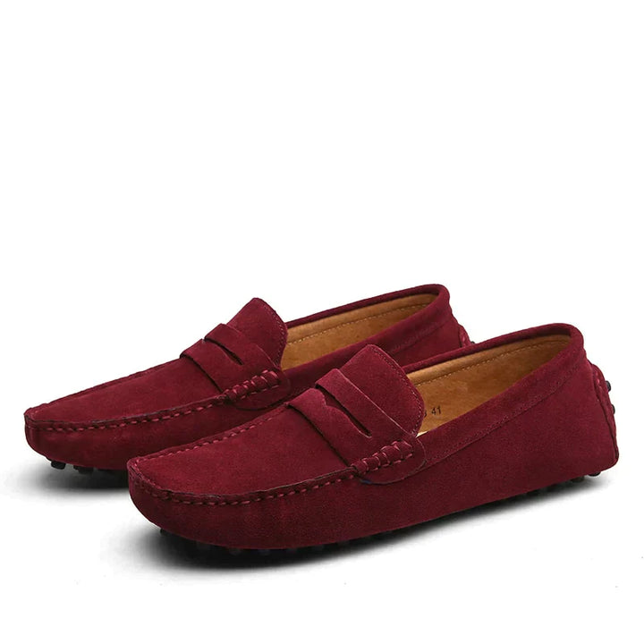 West | Men’s Vintage Lightweight Suede Loafers