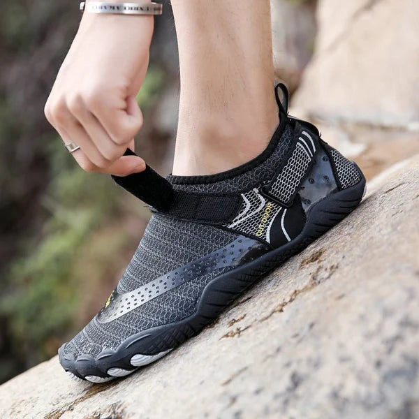 Eryx | Men’s Barefoot Water Shoes with Grip Sole and Strap Closure