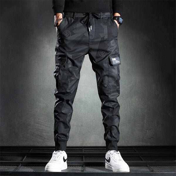 Yorick | Men’s Camouflage Cargo Pants with Drawstring