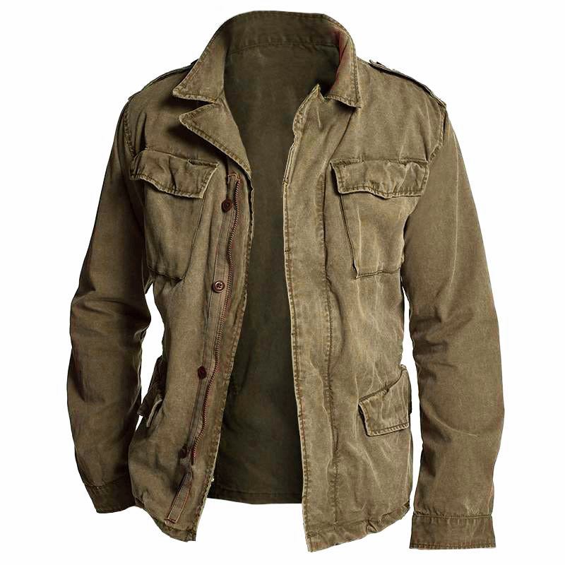 Herbert | Men's Vintage Workwear Cargo Jacket with Pockets