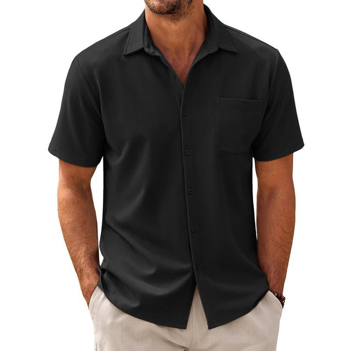 Felix | Men's Short Sleeve Shirt with Buttons and Chest Pocket