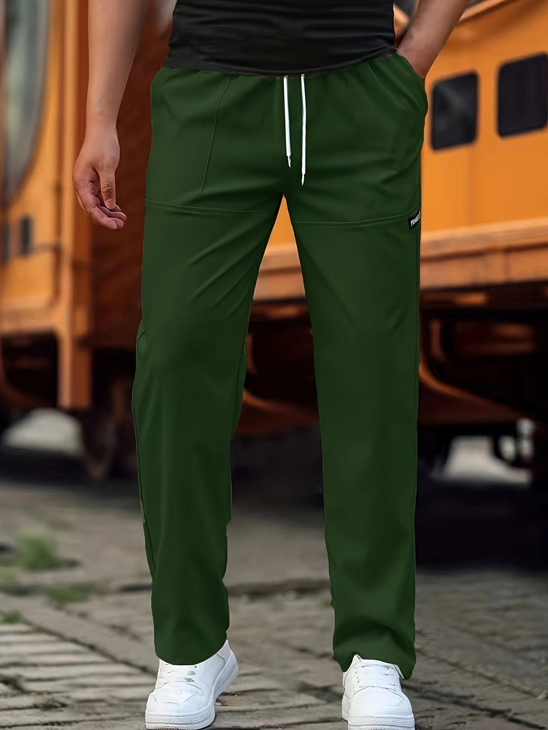 Victor | Men’s Sporty Drawstring Pants with Pockets