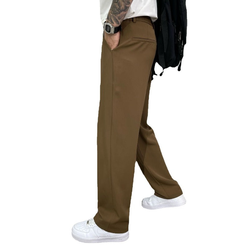 Riven | Men’s Wide-Leg Pants with Side Pockets and Front Pleats