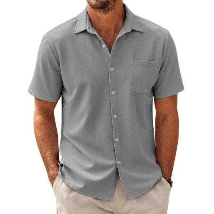 Felix | Men's Short Sleeve Shirt with Buttons and Chest Pocket