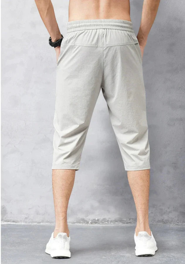 Asher | Men’s Knee-Length Drawstring Shorts