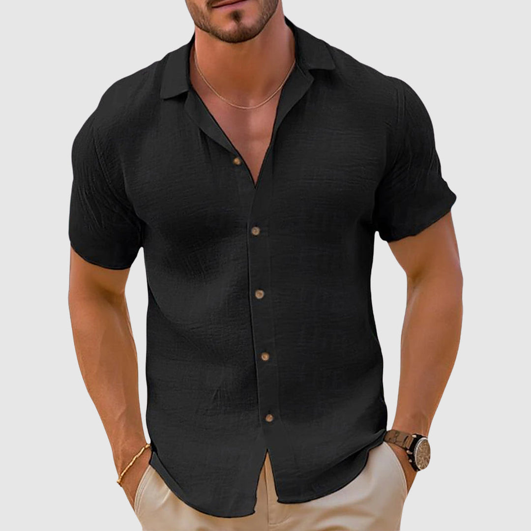 Garrett | Men's Linen Button Down Summer Shirt