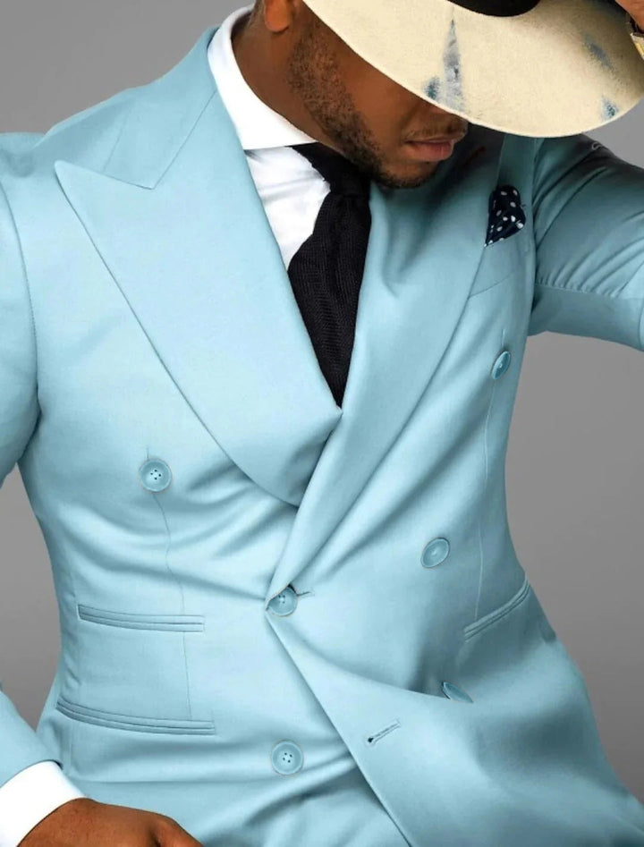 Dorian | Men's Double Breasted Blazer and Slim Fit Trouser Suit