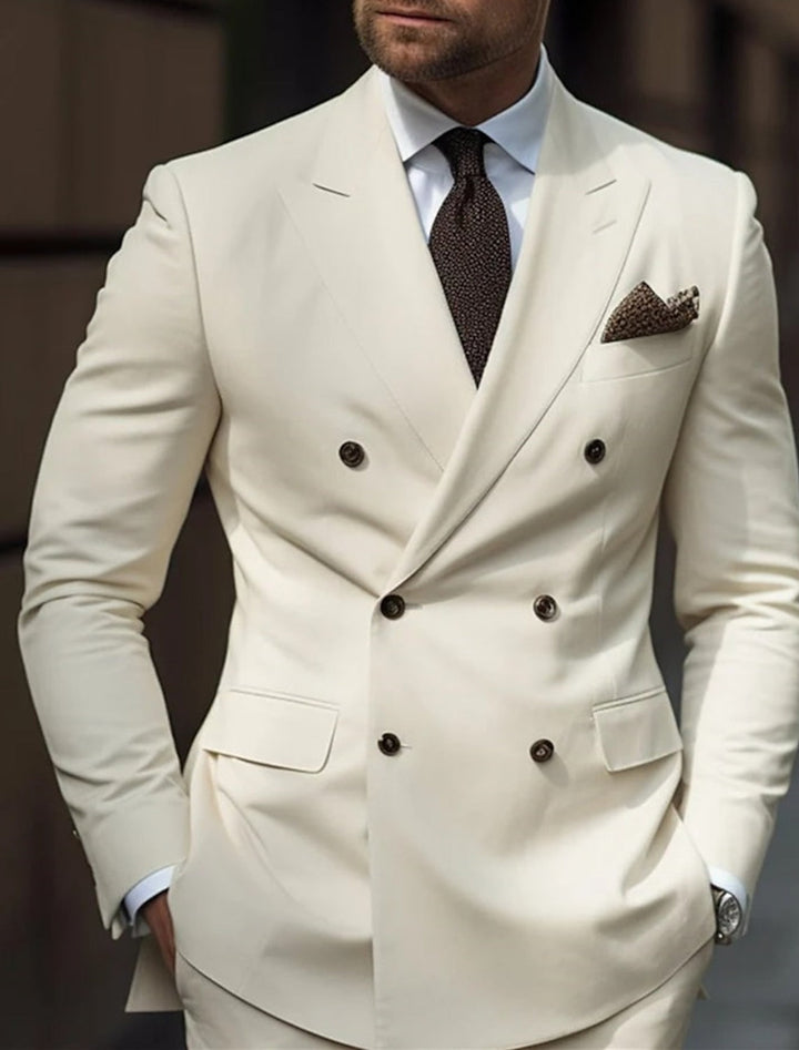 Sheldon | Men's Tailored Fit Single-Breasted One-Button 2-Piece Wedding Suit