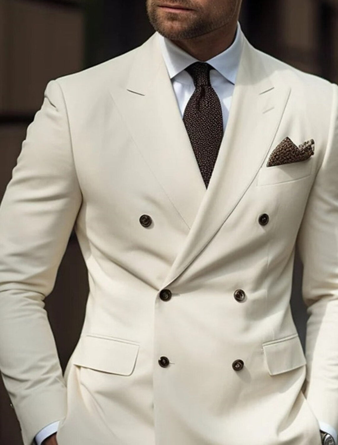 Sheldon | Men's Tailored Fit Single-Breasted One-Button 2-Piece Wedding Suit